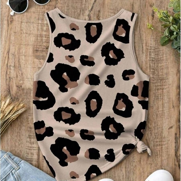 Leopard Print Tank Top - Picture 2 of 3